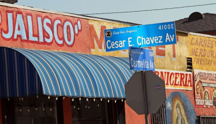 an image of Cesar E. Chavez Av, where holistic street improvements have been made