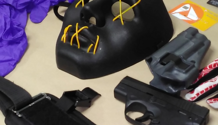 Handgun possession and plot to arrest

