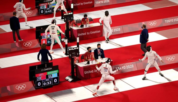 German, British and Russian athletes take the lead in the early modern pentathlon - NBC Los Angeles

