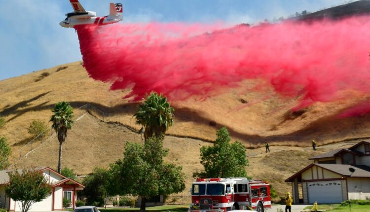 Fires burn as triple-digit temperatures heat up Southern California - Orange County Register

