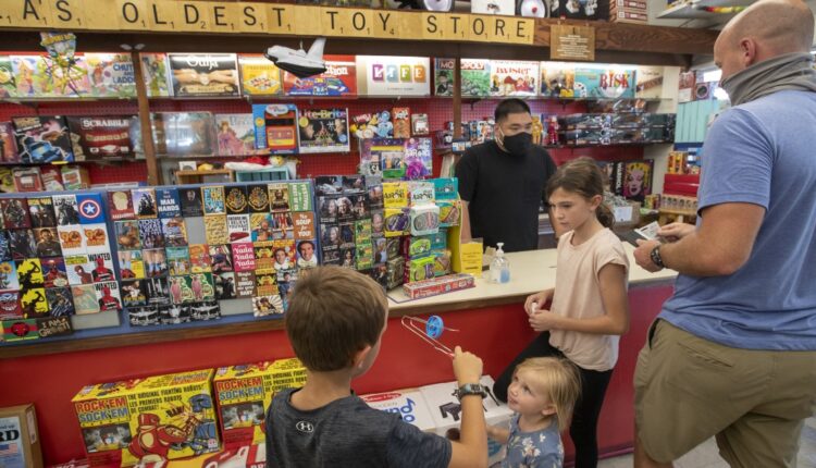   Problems with the supply chain in the port of LA?  Kips Toyland isn't worried

