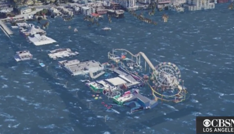 New climate models show much of Southern California underwater - CBS Baltimore

