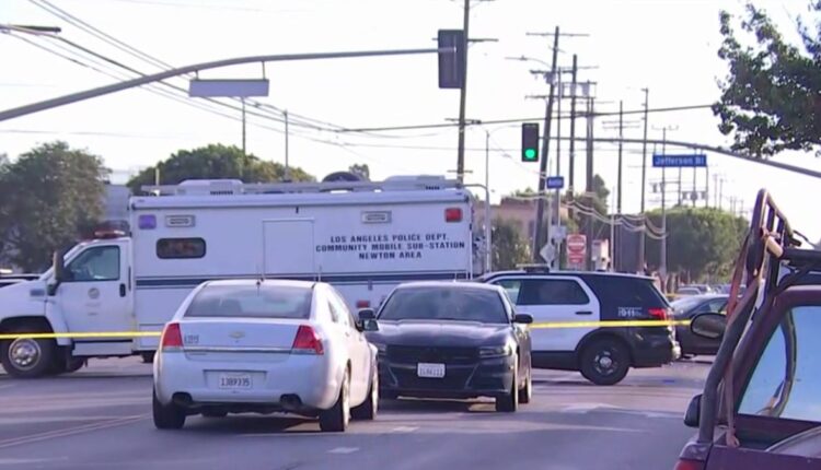 Wife dies after gunfight, car accident in South Los Angeles - NBC Los Angeles

