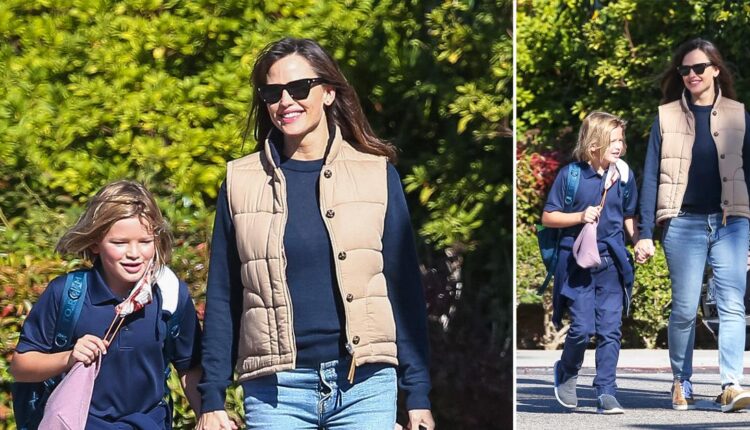 Jennifer Garner smiles with son Samuel in Santa Monica: Pics

