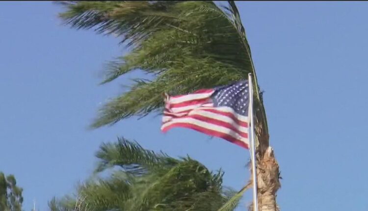 Gusty Santa Ana winds are sweeping southern California and are a cause for concern

