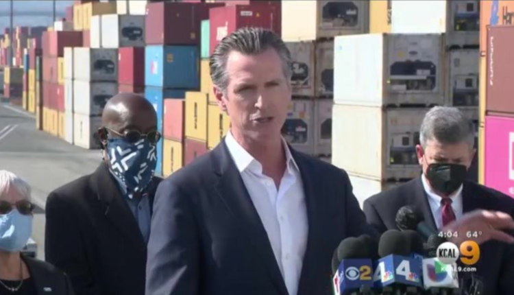 Newsom announces measures to alleviate congestion in the ports of Los Angeles and Long Beach

