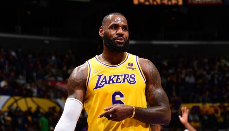 Los Angeles Lakers' LeBron James has a 50-50 chance of returning against the Celtics on Friday

