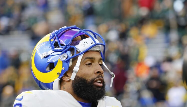 Rams' Odell Beckham Jr. injured but was scheduled to play on Sunday

