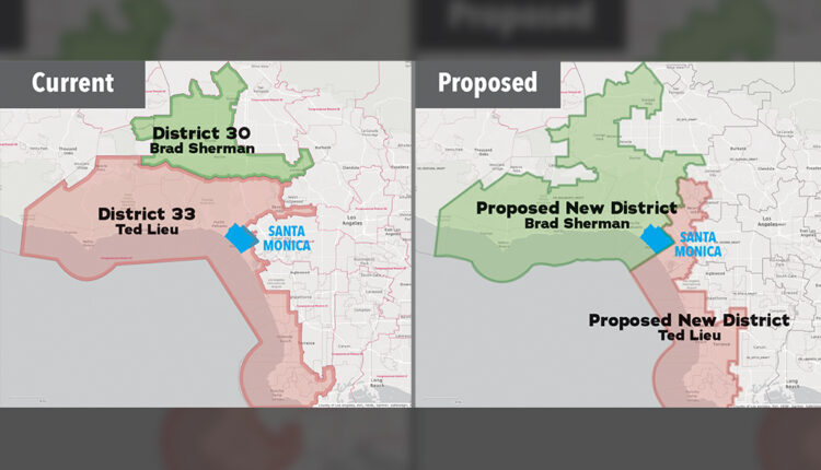 Council protests grouped on the draft map of the Congressional District with Valley Cities

