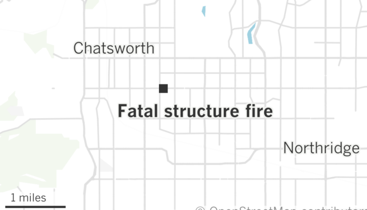 Elderly woman found dead in a fire in a motor home in Chatsworth

