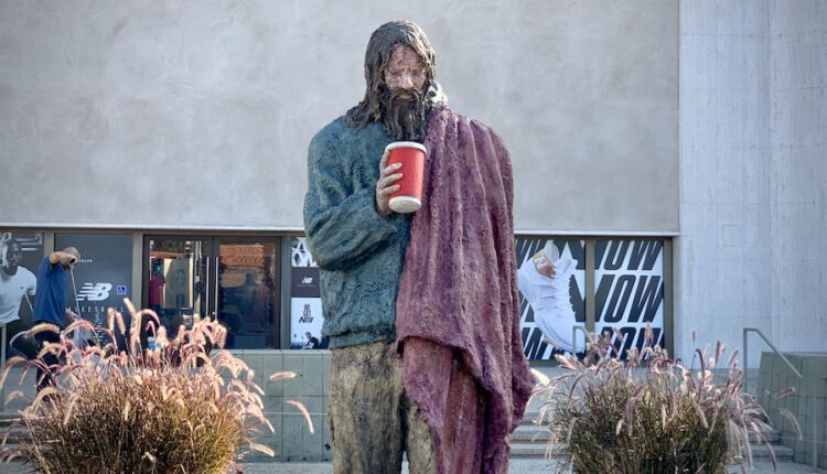 Destroyed Santa Monica statue in honor of the homeless, artist vows to reinstall it

