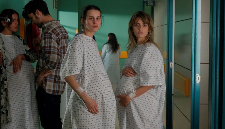 This image released by Sony Pictures Classics shows Rossy de Palma, left, and Penélope Cruz, right, in a scene from "Parallel Mothers." (Iglesias Más/Sony Pictures Classics via AP)