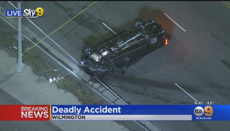 Authorities are investigating fatal two car accident in Wilmington - CBS Los Angeles

