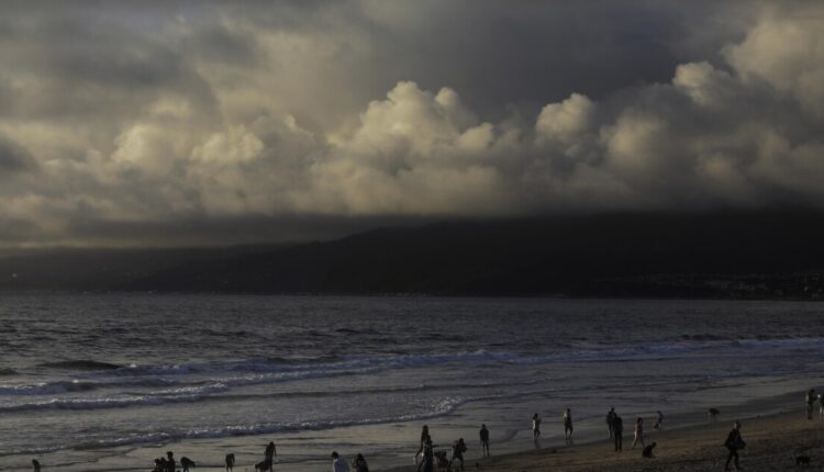 The rain on Christmas Day went to Southern California

