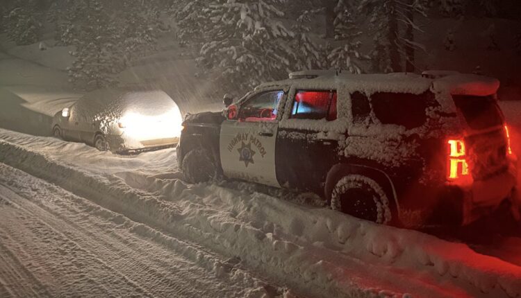 Storm closes Interstate 80 in California Moujntains - NBC Los Angeles

