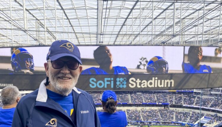 Rams fanatic, 91, shows deep roots team has in Los Angeles
