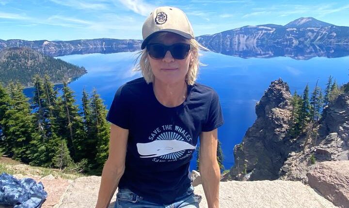 Santa Monica-based environmental journalist and advocate Belinda Weymouth, pictured at Crater Lake in Oregon. 