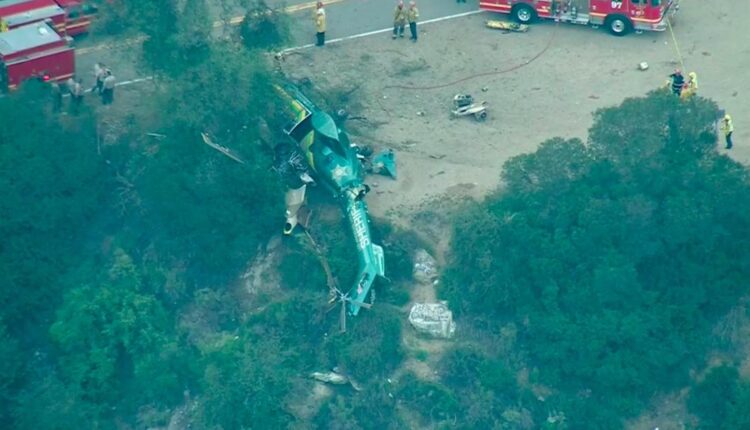Several injured in Los Angeles County Sheriff's Department helicopter crash
