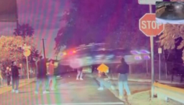 The incident happened about 12:10 a.m. Sunday near Baxter and Alvarado streets, the LAPD reported. (LAPD Central Traffic)