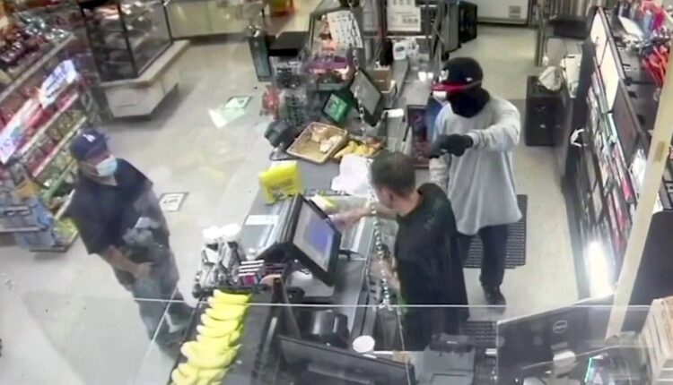 7-Eleven Clerk Attacked in Robbery Caught on Video - NBC Los Angeles

