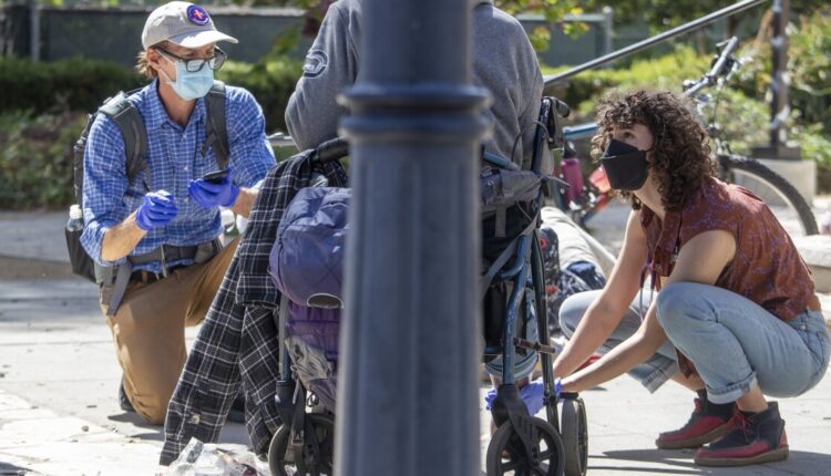 Column: 'This work speaks to my heart': A student helps take primary medicine to the street
