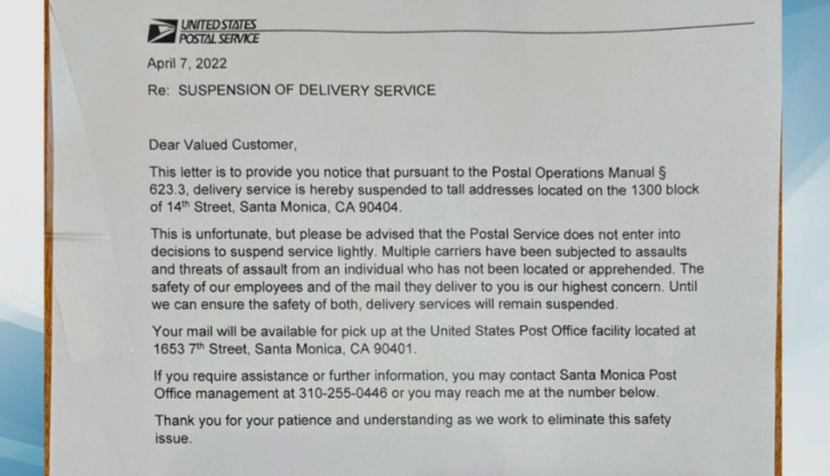 Why USPS is stopping service in this Santa Monica neighborhood
