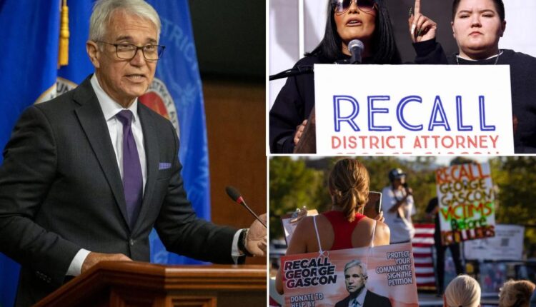 Los Angeles DA George Gascon pleas to supporters his 'progress' will be reversed if ousted
