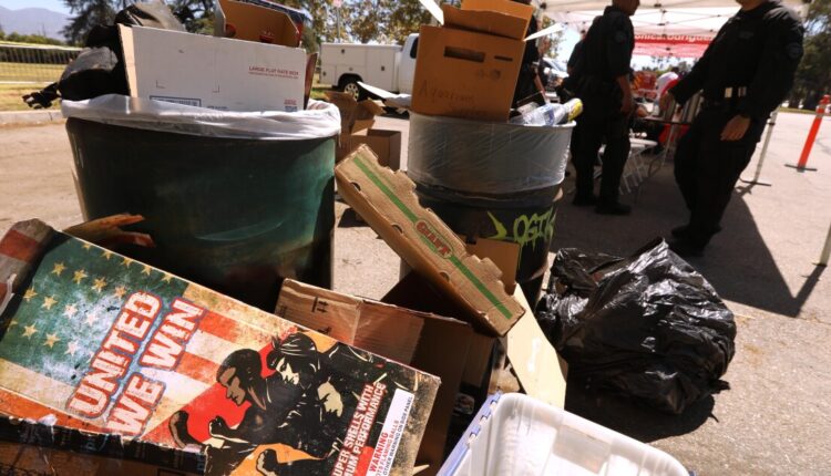 Nearly 700 pounds of fireworks collected at Mission Hills
