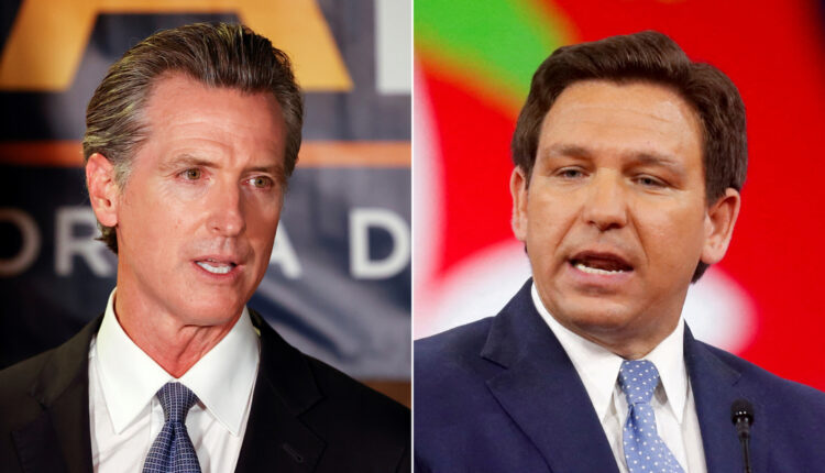 Gavin Newsom goes on the air against Ron DeSantis as political rivalry grows amid 2024 chatter
