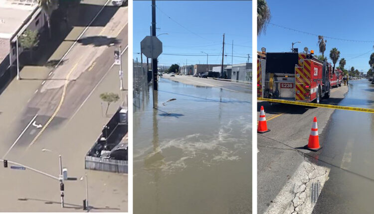 Wilmington Flooding Sends River of Water Down Streets – NBC Los Angeles
