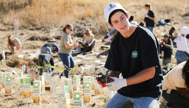 A Community Planting Day Event Held in the Santa Monica Mountains National Recreation Area
