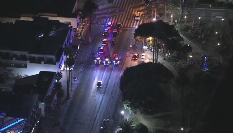 Police standoff with pursuit suspect in Santa Monica
