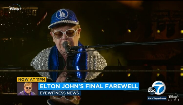 Elton John says goodbye in Los Angeles, final US stop of Farewell Yellow Brick Road tour
