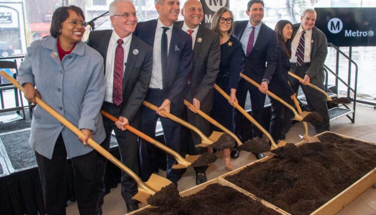 Groundbreaking held for advance utility work on East San Fernando Valley light rail project