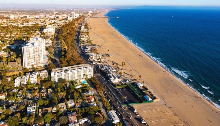 Beach in Santa Monica, California