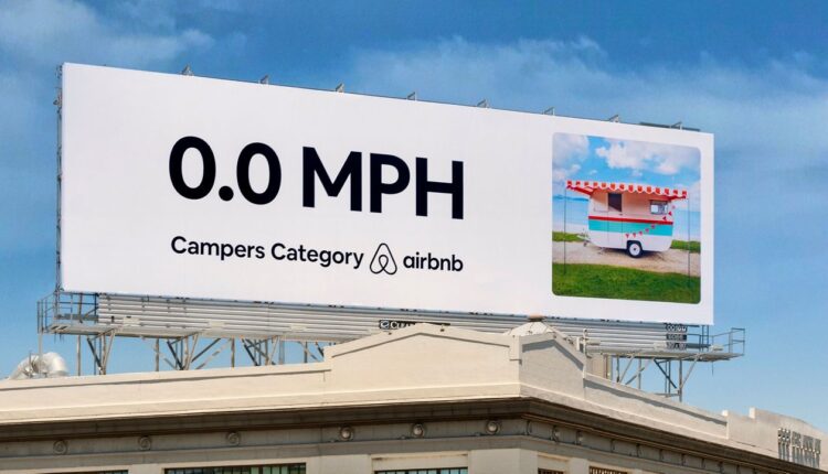 A billboard for Airbnb (Courtesy Airbnb)
