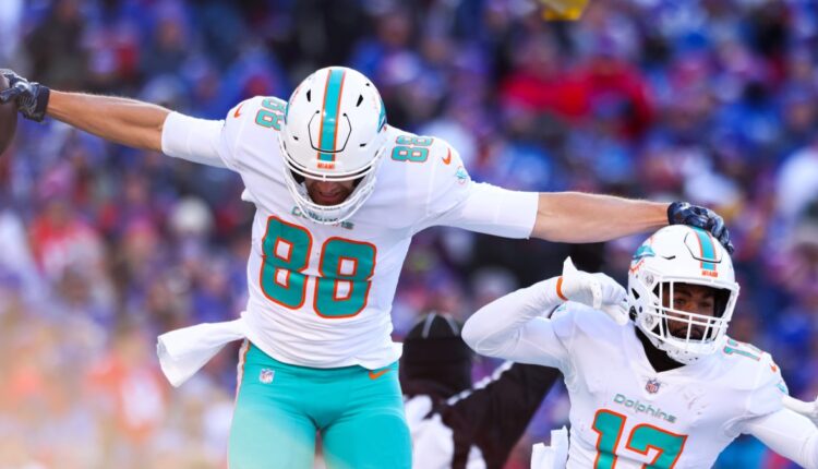Dolphins' Mike Gesicki Brings Back Griddy Dance Despite Promise to Stop – NBC Los Angeles
