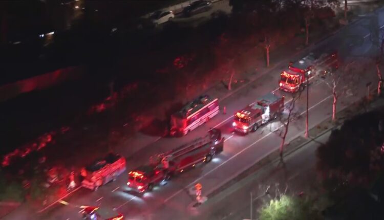 Hazmat investigation underground in Venice, California
